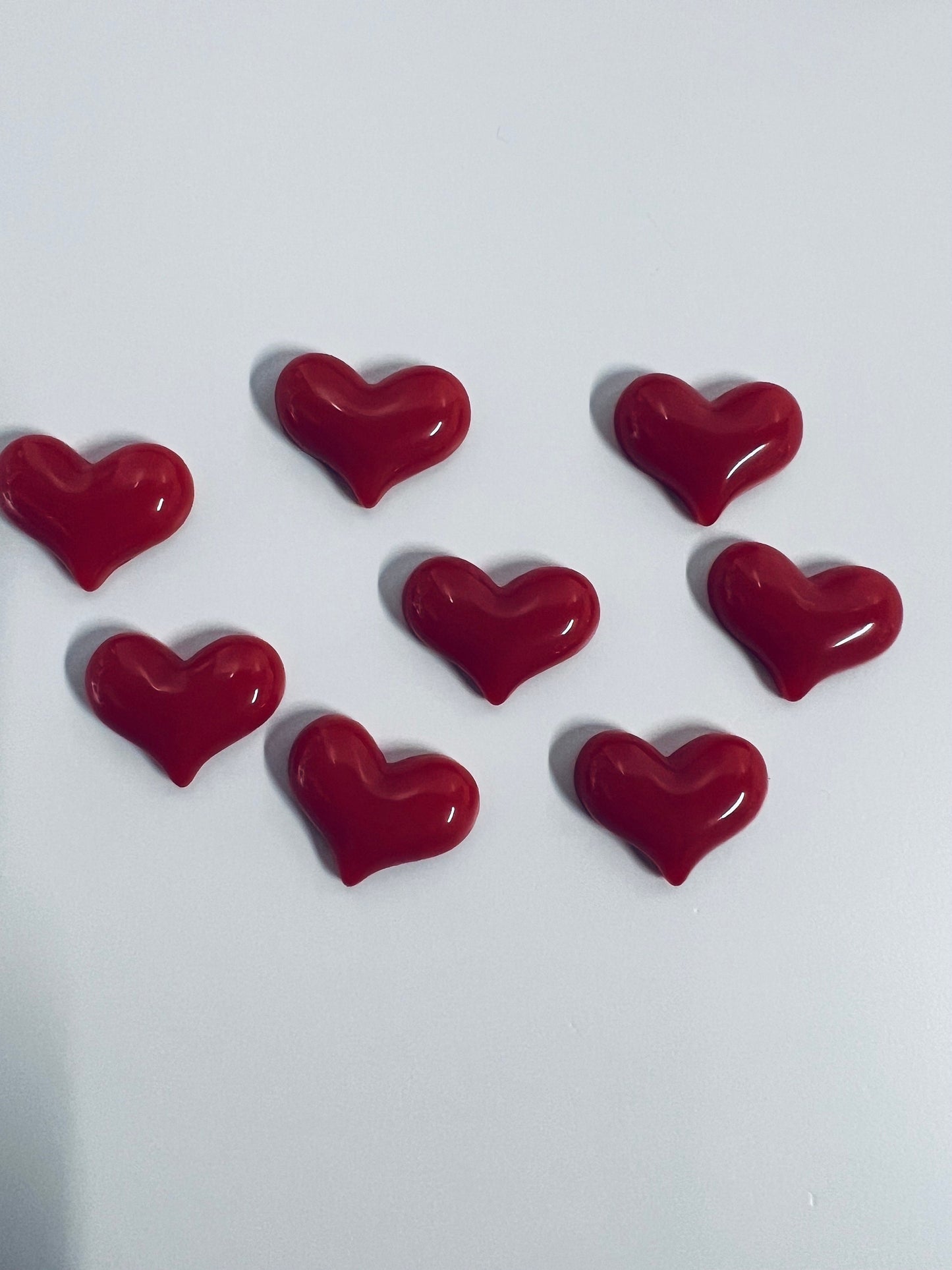 Miniature Red  Heart Trinket  - Mini  Heart Mini Objects for Speech Therapy -Trinkets - Doodads - Pocket Hug Heart - Heart Trinkets-