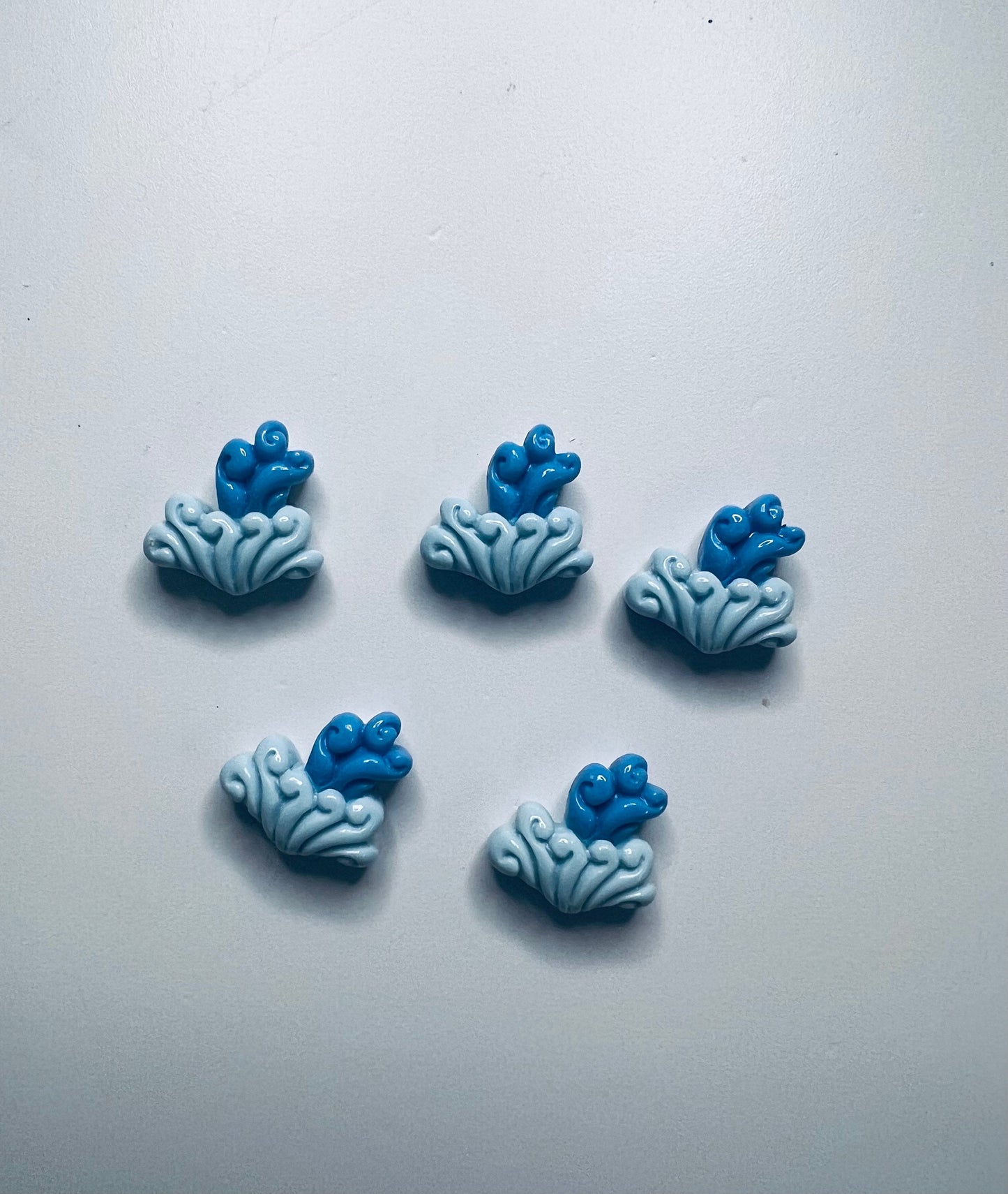 MICRO Miniature Ocean Waves Objet - Sac de mini vagues - I Spy Objects - Mini Objets Orthophonie - Ocean Wave Trinket