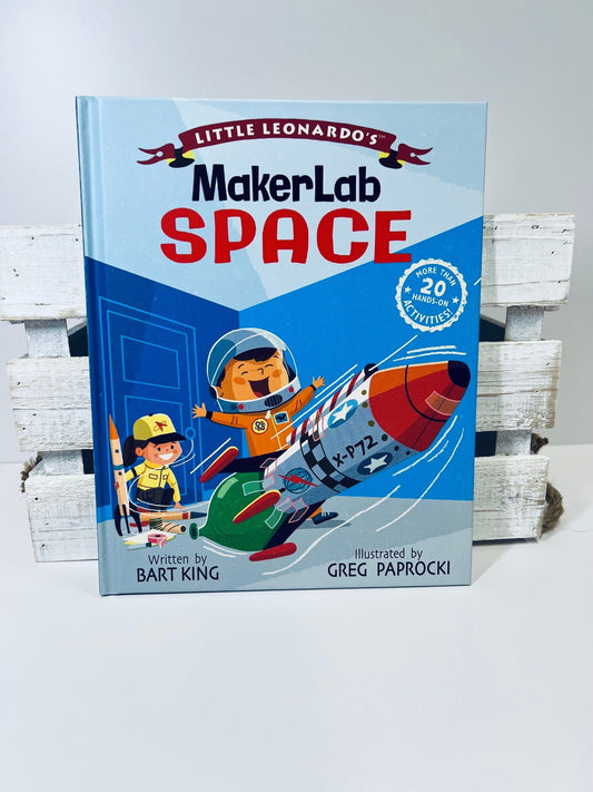 STEM Book Maker Lab Space Book-Activity Book Space-Little Leonardo Space Book-Space Theme Book for Speech Language Therapy-Kids Space Book