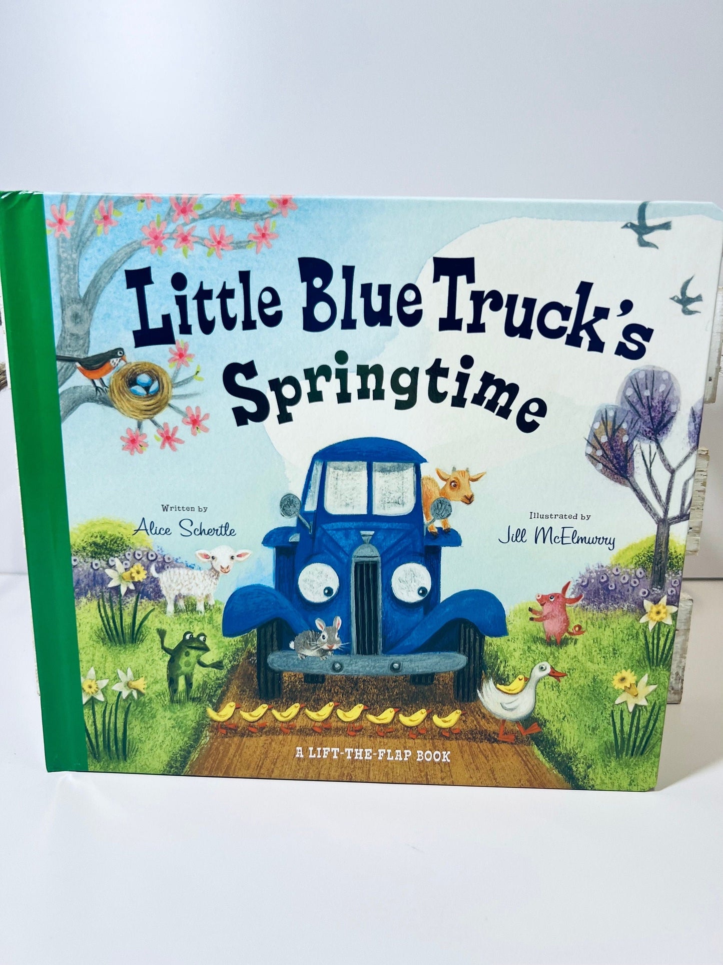 Little Blue Truck Spring Time Book-Story Objects Speech Therapy Mini Objects for Books
