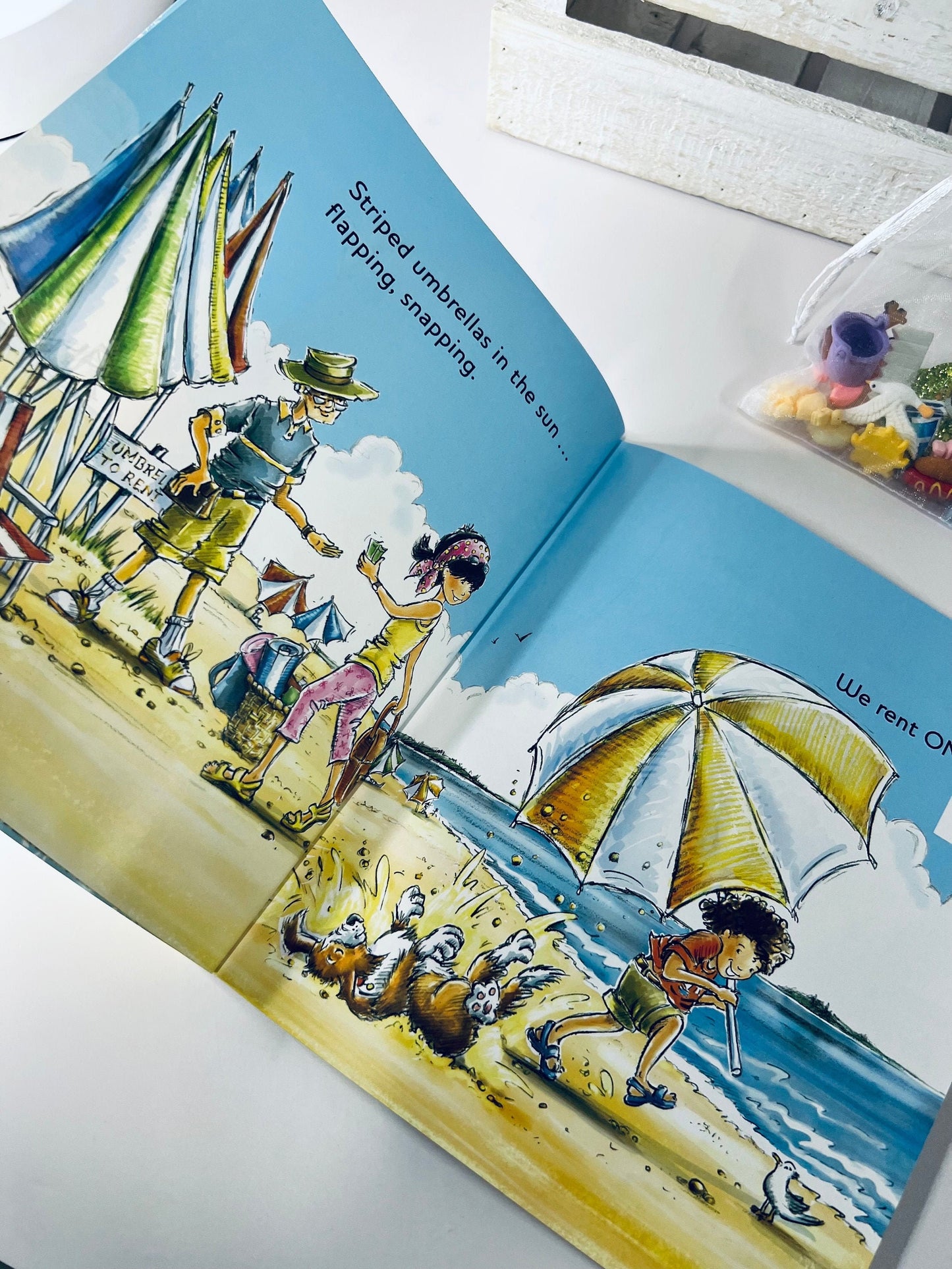 1 2 3 By the Sea Book for Counting Beach Theme Book Preschool Counting Book Story Objects for Beach Book