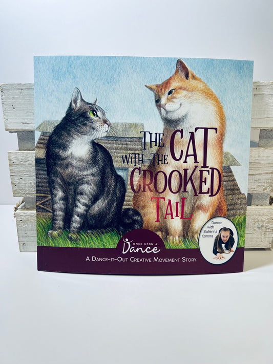 Chat avec la queue tordue livre pour enfants livre de chat livre de mouvement créatif livre de danse