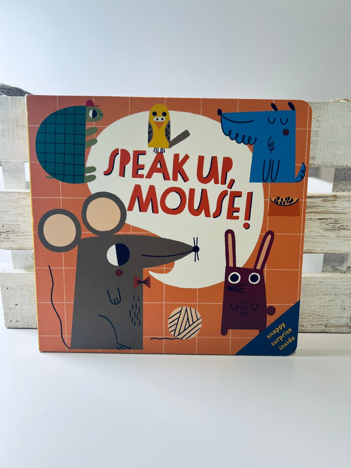 Livre pour enfants Speak Up Mouse-Early Words Book-Board Book-Mélange de sons Livre d'orthophonie-