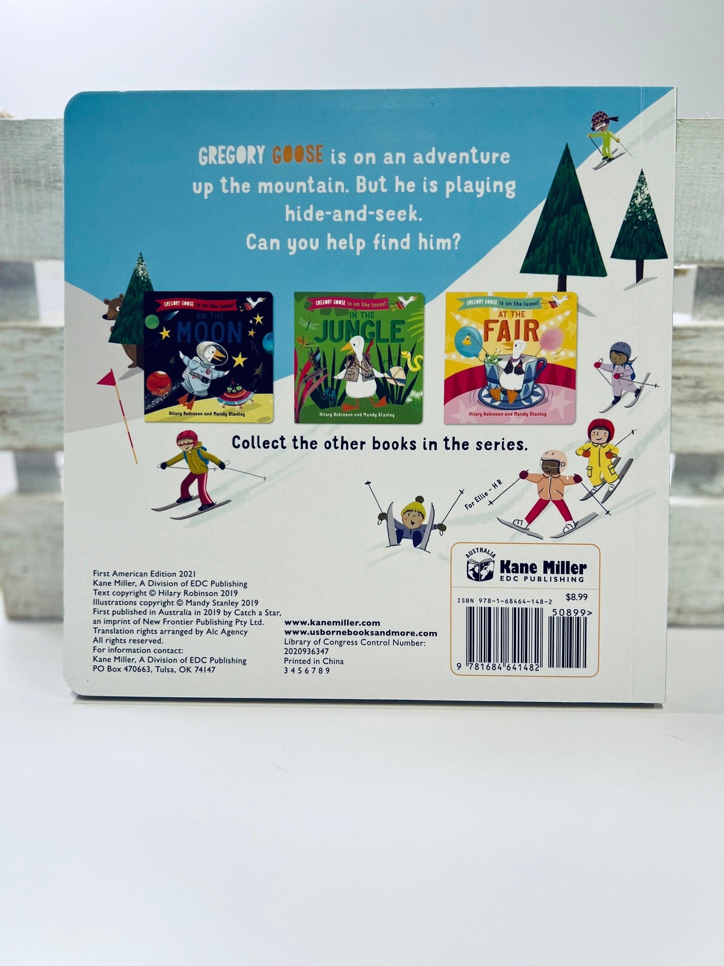 Livre pour enfants-Up the Mountain Book-Ski Hill Book-Ski Hill Book-Livre d’orthophonie-Livre de questions