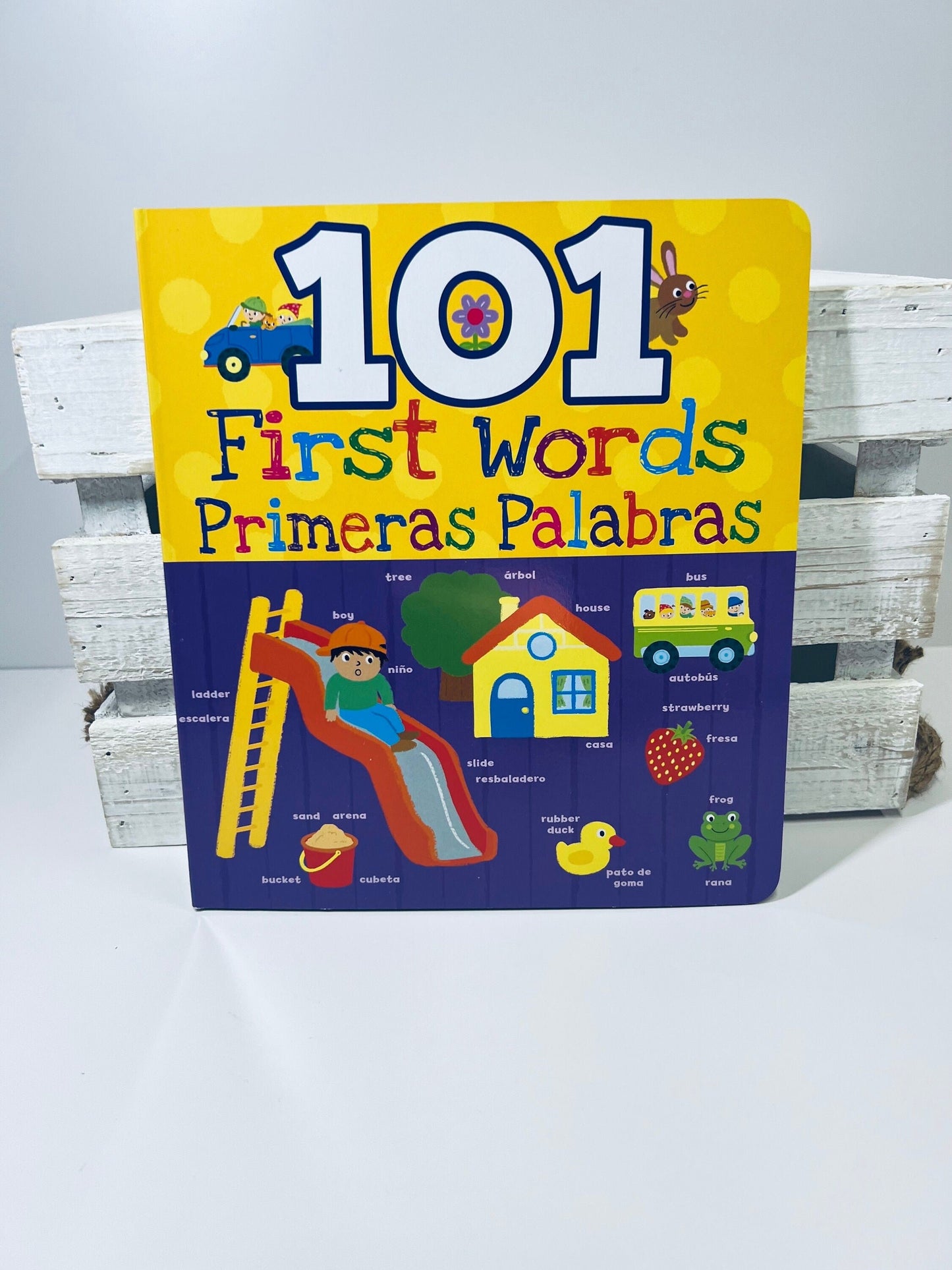 Children's Spanish First Words Book- 101 Primeras Palabras Libro-bilingual speech therapy book