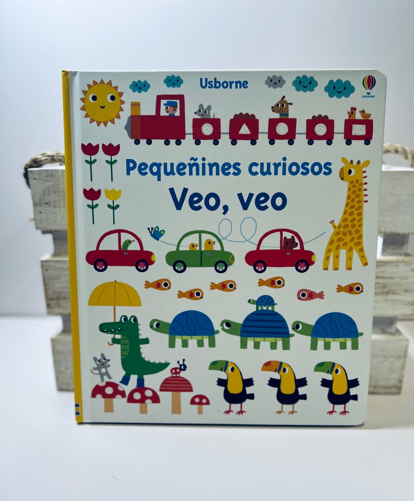 Libro infantil en español- Libro Veo Espío-Veo Espío Baratijas-Veo Objetos con Libro-Libro Spot it-Kit de Cuentos-Di y Juega