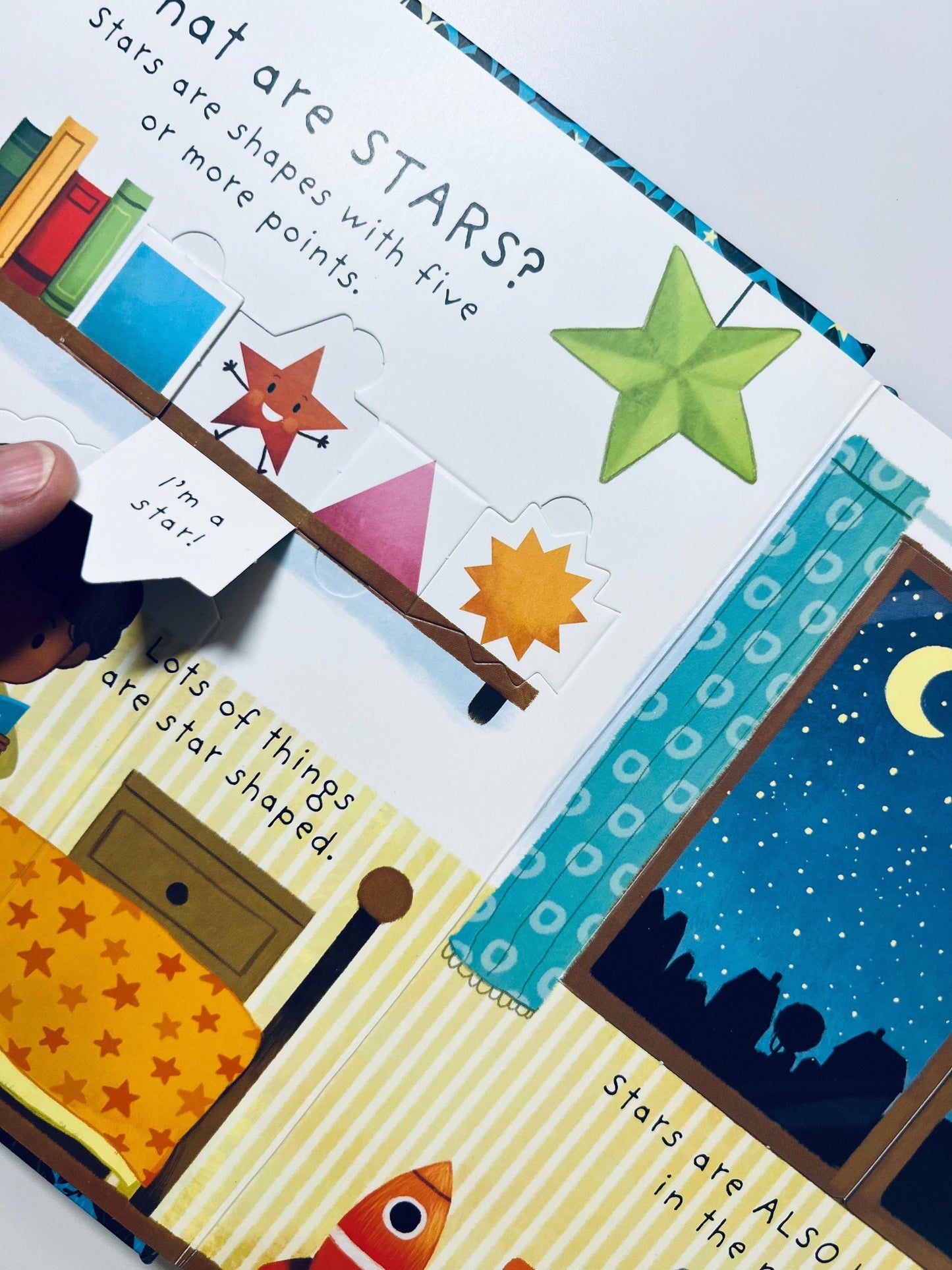 Livre pour enfants-Que sont les étoiles-Livre pour l’orthophonie-Lift the Flap Book-Board Book