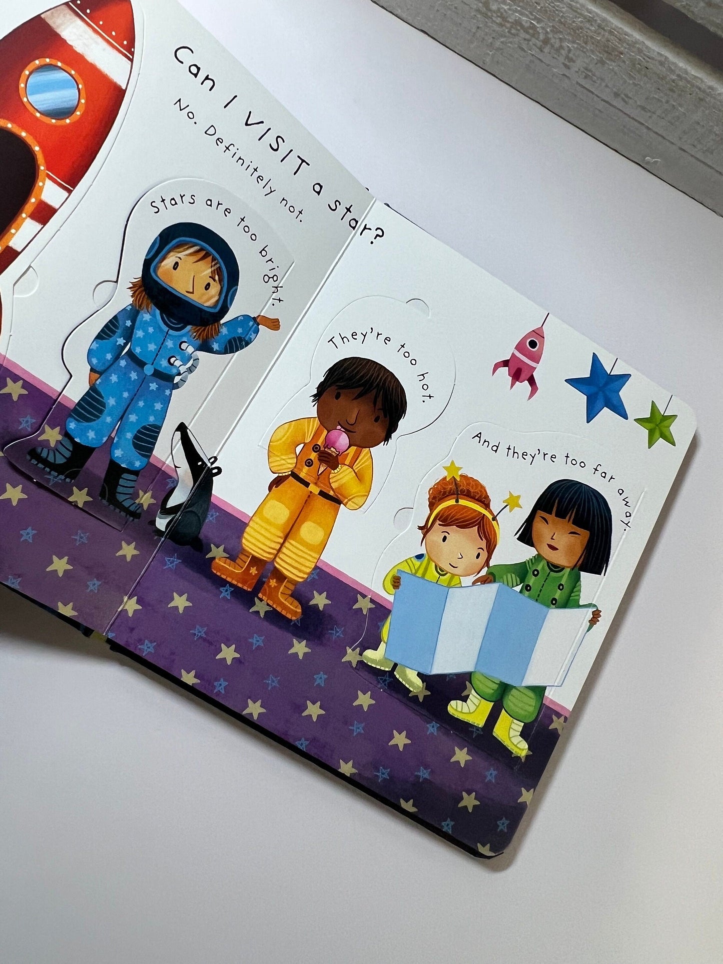 Livre pour enfants-Que sont les étoiles-Livre pour l’orthophonie-Lift the Flap Book-Board Book