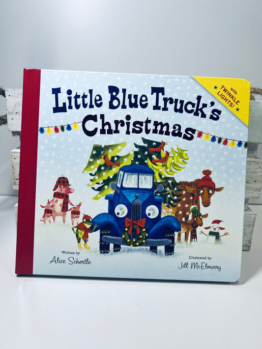 Livre de Noël Little Blue Trucks-Livres de vacances pour enfants-Librairie pour enfants-Livre préscolaire-Livres pour l’orthophonie