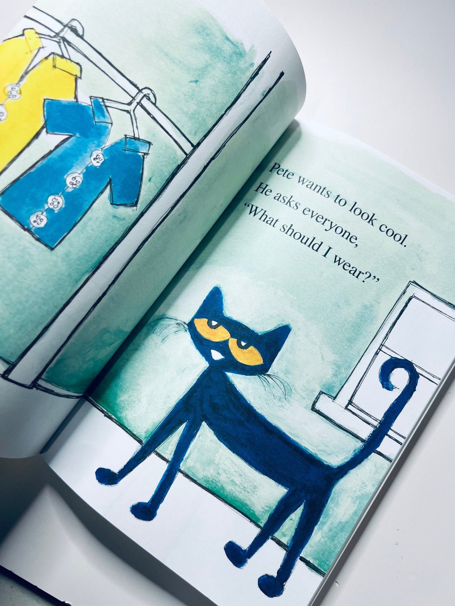 Libro de Pete el gato Librería para niños Pete el gato Demasiado genial para libros de lectura de nivel escolar-Libros de lectura temprana