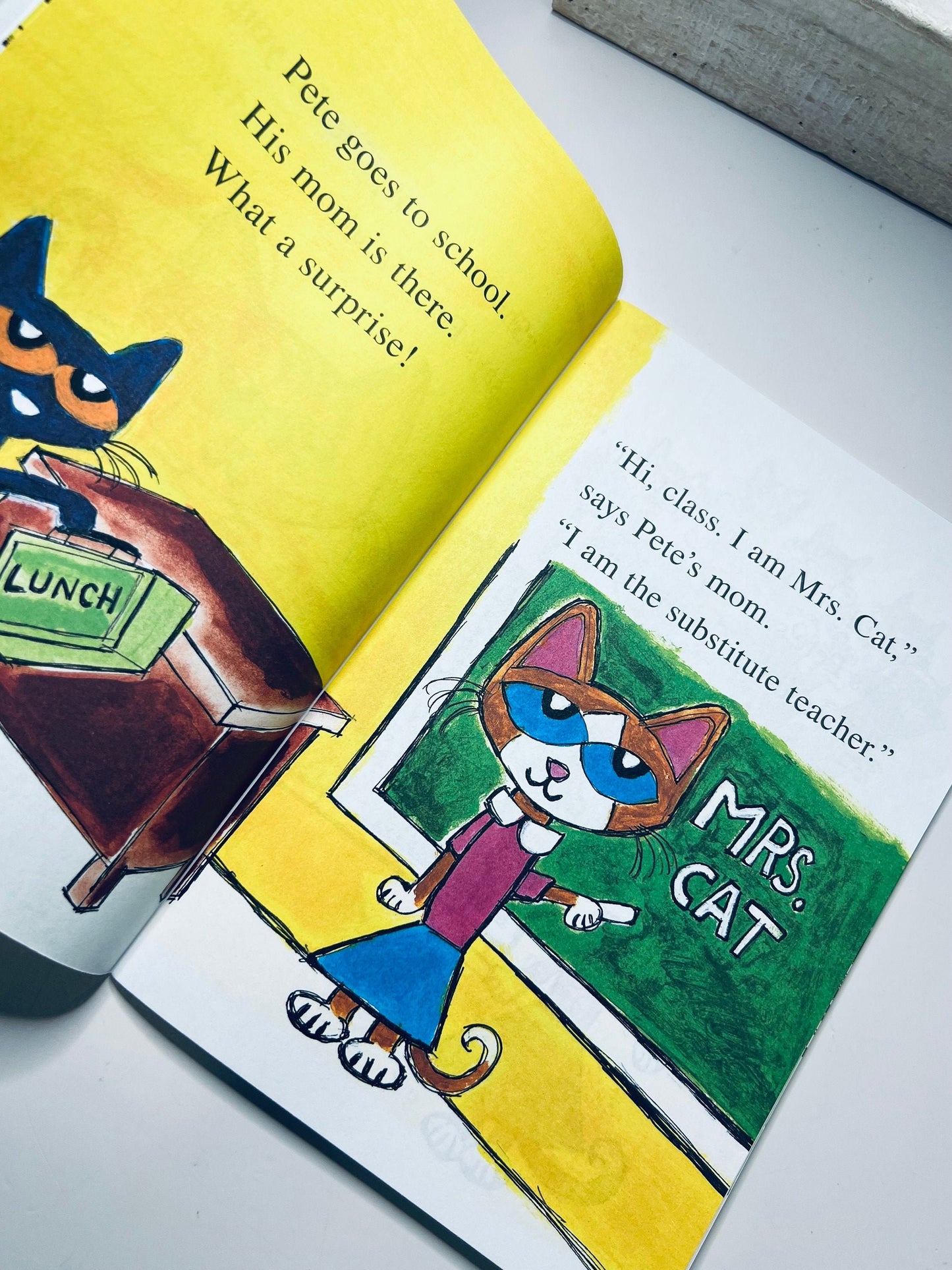 Pete el gato libro-Librería para niños-Pete el gato y la sorpresa Libros de lectura a nivel de maestro-Libros de lectura temprana