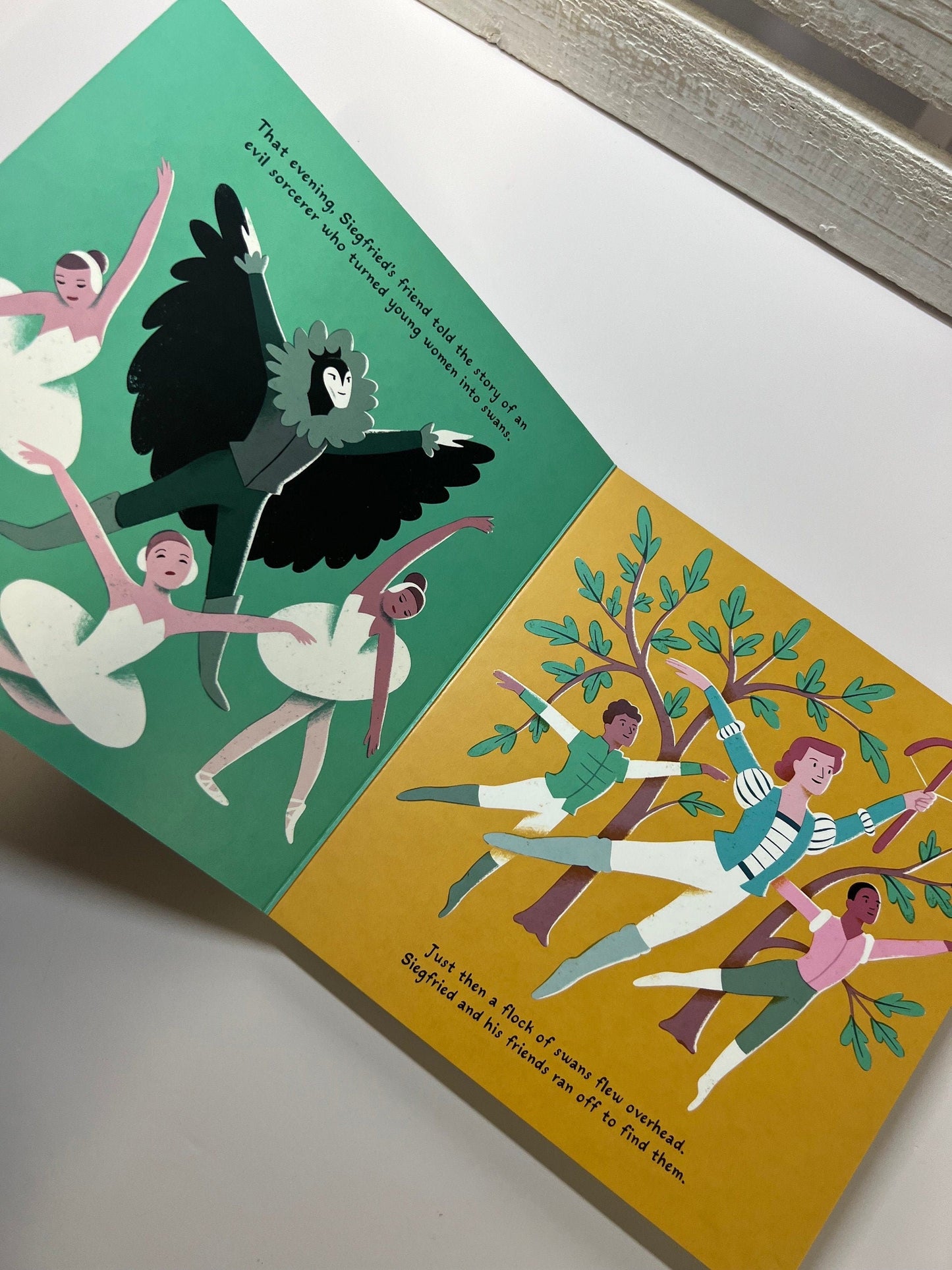 Livre du Lac des Cygnes-Livre de ballet pour enfants-Mon ​​premier livre de balket-Livre de danse-Livre allumé pour bébé