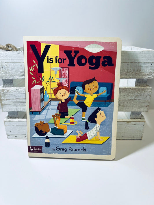 Alphabet Book-Y est pour le livre de yoga - Livre d'alphabet unique - Livre de yoga pour enfants - Livre préscolaire - Livres pour l'orthophonie et plus encore !