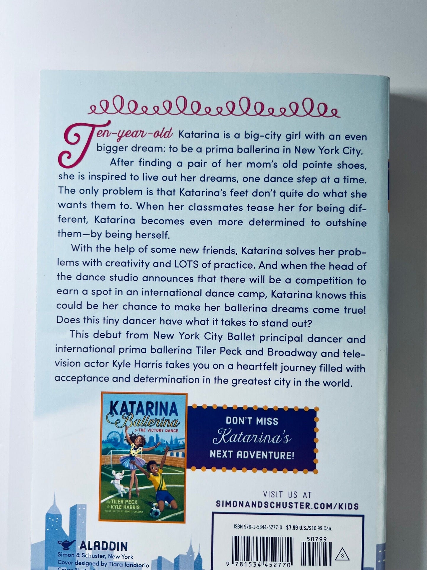 Libro de ballet para niños-Katarina Ballerina-Libro de danza Autor Tiler Peck