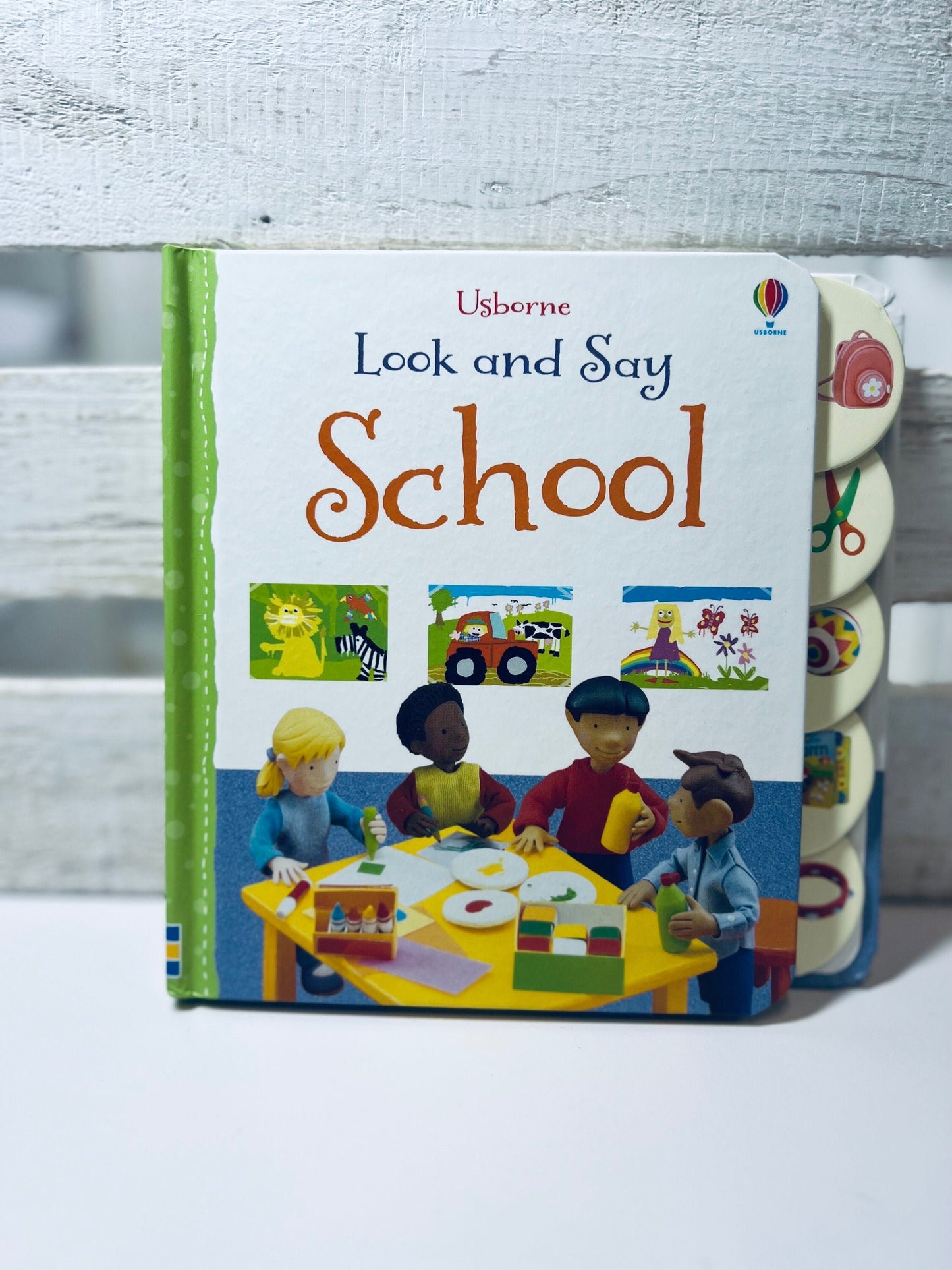 Livre pour enfants Thème scolaire Livre-Look and Say School- Livre d’orthophonie-Livre de vocabulaire-Livre cadeau-Kid Lit