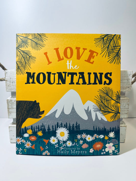 Livre pour enfants-Livre de chansons-Livre de comptines-J’aime les montagnes Livre-Livre sur la nature-Livre d’orthophonie-Livre de camping