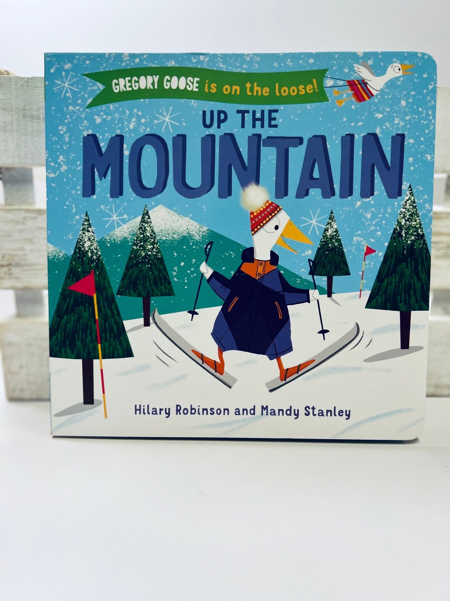 Livre pour enfants-Up the Mountain Book-Ski Hill Book-Ski Hill Book-Livre d’orthophonie-Livre de questions