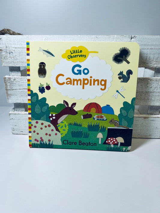 Livre sur la nature pour enfants-Petits observateurs : aller camper-Livres sur le camping-Dire et jouer des livres pour apprendre