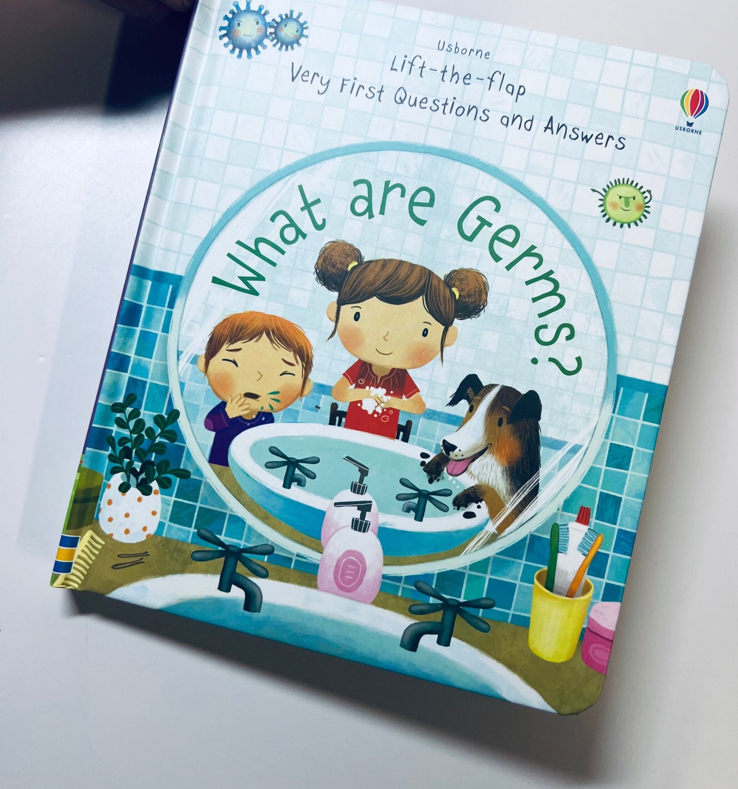 Children’s Book-What are Germs-BookFor Speech Language Therapy-Lift the Flap Book-Board Book
