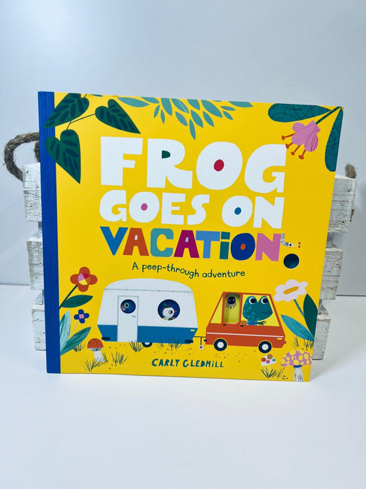 Frog Goes on Vacation Book--Speech Therapy Book-Social Studies Book