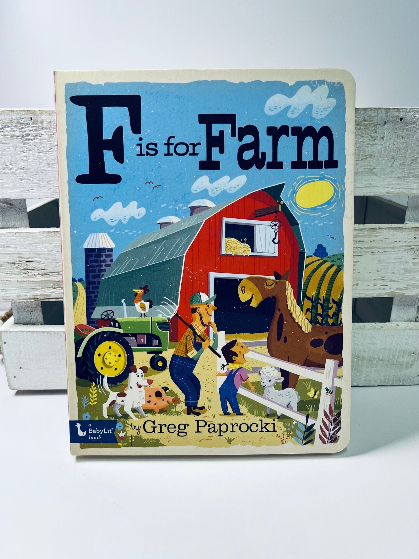 Farm Alphabet Book-F est pour Farm Book-Unique Alphabet Book-Theme Alphabet Book Thème-Livre préscolaire-Livres pour l'orthophonie et plus encore !