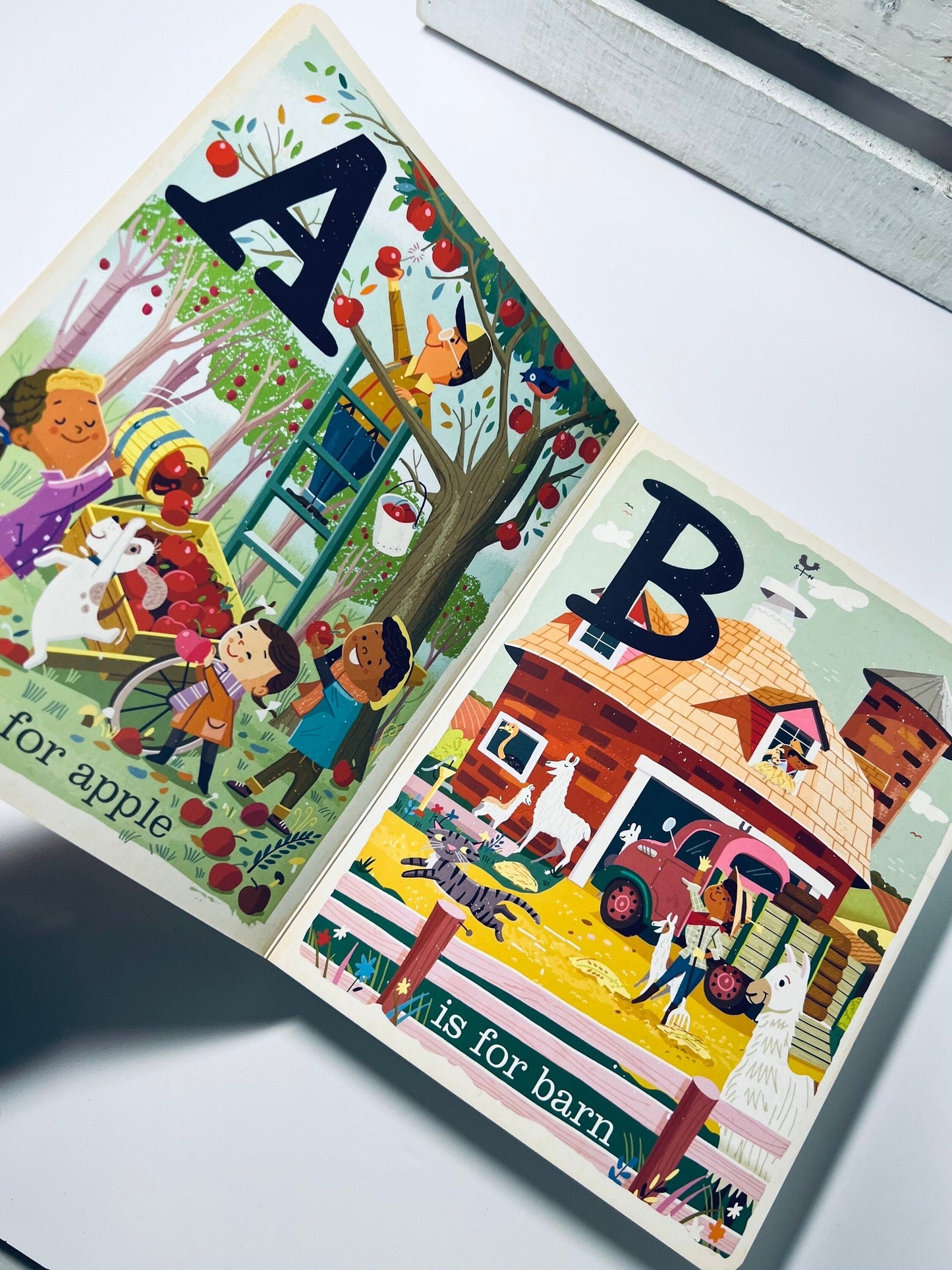 Farm Alphabet Book-F est pour Farm Book-Unique Alphabet Book-Theme Alphabet Book Thème-Livre préscolaire-Livres pour l'orthophonie et plus encore !