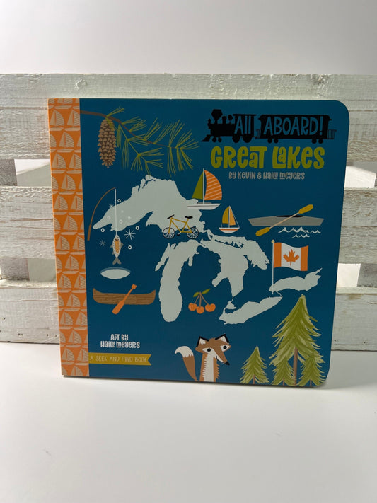 Michigan State Book Great Lakes Book Boardbook Preschool Michigan Book Babylit