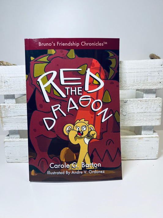 Livre de compétences sociales-Red the Dragon-Livre pour adolescents-Livre sensoriel-Livre pour enfants Red the Dragon Book-Livre de compétences sociales