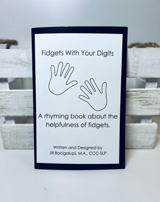Fidget Book Fidget Objects Fidgets With Your Digits Book Un livre de rimes sur l'utilité des fidgets Fidget Tool ADHD Rhyme Book